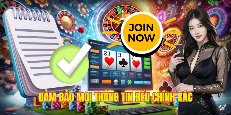 Mọi thông tin cần là được chứng thực bằng cách xác minh